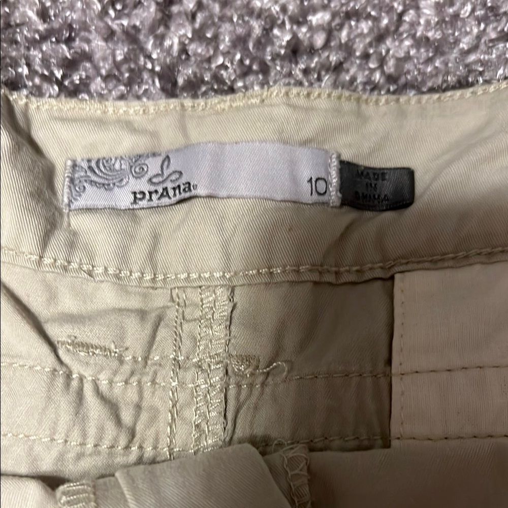 Beige Cargo Mini Skirt - Picture 2 of 5